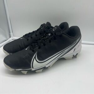 Nike Vapor Edge Shark Football Cleats Mens Size 11.5 Blk/Wht CD0074-001
